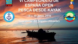 VI Campeonato de España de Pesca en Kayak 2016