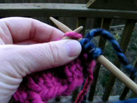 how to fasten off yarn in knitting