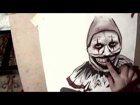 how to draw twisty the clown