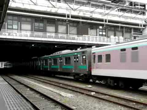 EF81 92[田]牽引の205系川越車の廃車配給　大宮[1]
