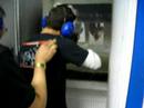 Sean shooting an MP5