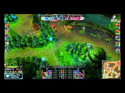 Lol - LOL Champions Summer 2014 KT Arrows vs. SKT T1 S_R4 2014.07.30 Thanks for watching subscribe & comment Facebook - http://www.facebook.com/ongamenetTV.