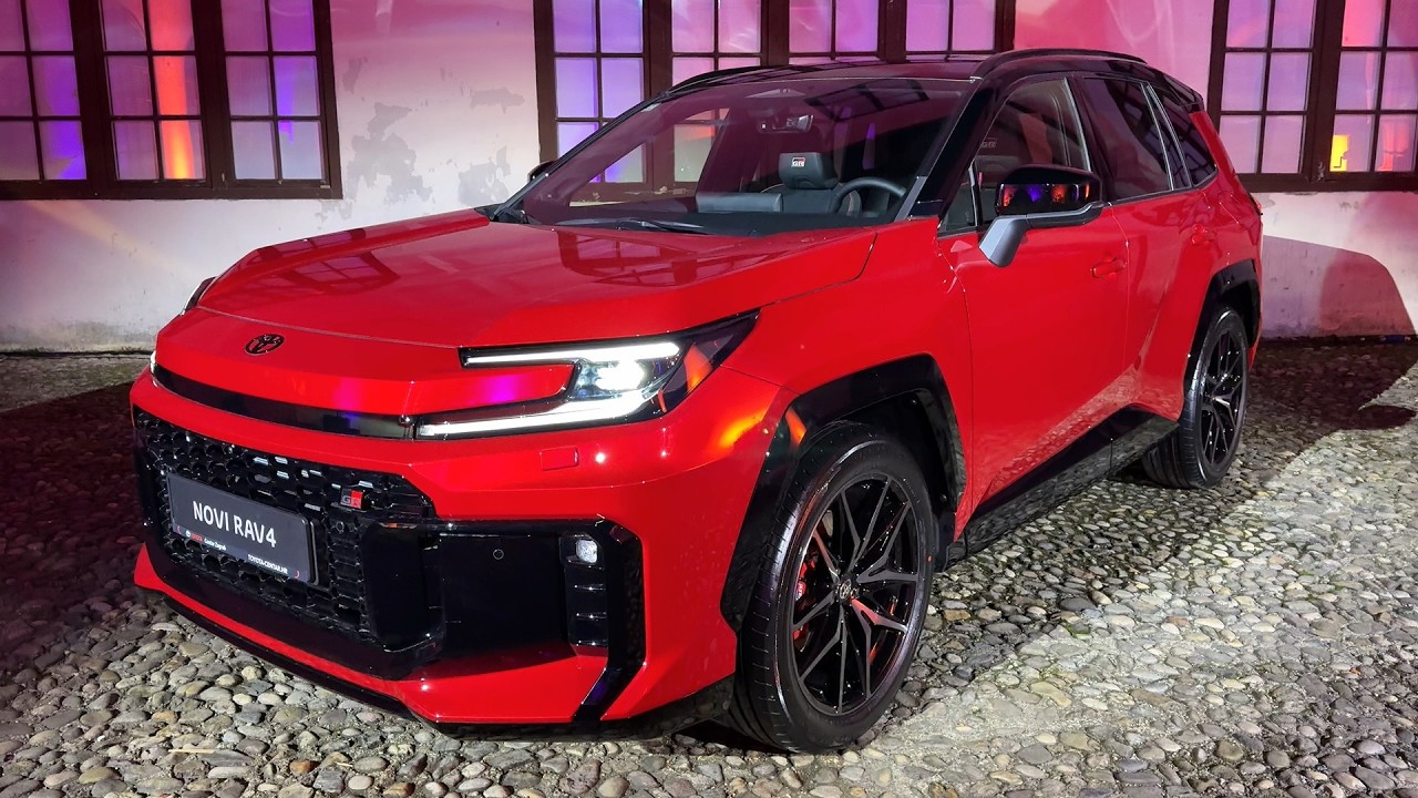 New TOYOTA RAV4 GR Sport 2026 (EUROPE) at night - visual REVIEW (impressive SUV)