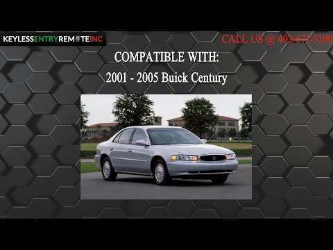 How To Replace Buick Century Key Fob Battery 2001 2002 2003 2004 2005