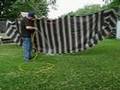 Awning Cleaning with a Garden Hose