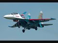 ::READ THIS BEFORE POSTING::SU-35 I forgot to put it in the video but it may be second!General characteristicsCrew: One Length: 22.20 m (72.83 ft) Wingspan: 15.15 m (49.70 ft) Height: 6.43 m (21.08 ft) Wing area: 62.0 m² (666 ft²) Empty weight: 17,500 kg (38,600 lb) Loaded weight: 25,700 kg (56,660 lb) Max takeoff weight: 34,000 kg (74,995 lb) Powerplant: 2× Lyulka AL-35F turbofans PerformanceMaximum speed: 2,500 km/h (1,552 mph (Mach 2.34)) Range: 4,000 km (2,500 mi) Service ceiling 18,000 m (59,100 ft) Rate of climb: 325 m/s (64,350 ft/min) Wing loading: 85.1 lb/ft² (414.5 kg/ft²) Armament1× 30 mm GSh-30 cannon with 150 rounds 2× wingtip rails for R-73 (AA-11 