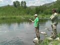 30 in pike on 6wt bamboo fly rod fishing rocky mountains CO