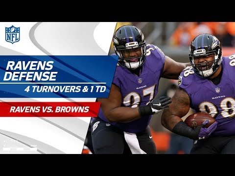 Video: Baltimore's Defense Forces 4 Turnovers & Gets 1 TD! | Ravens vs. Browns | Wk 15 Player Highlights