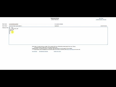 video-linktoworks-Adding Images to Flashcards Deluxe