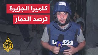 مراسل الجزيرة يرصد جهود انتشال ضحايا قصف مخيم الشعوث برفح جنوبي غزة مراسل الجزيرة يرصد جهود انتشال ضحايا قصف مخيم الشعوث برفح جنوبي غزة
