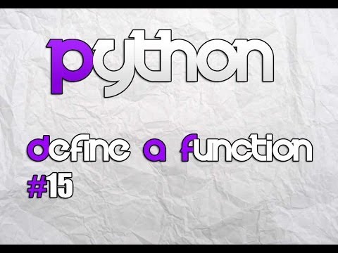 how to define python