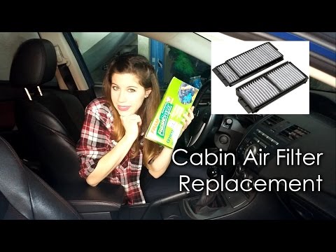 CABIN AIR FILTER REPLACEMENT! MAZDA 3, 5 & MAZDASPEED 3