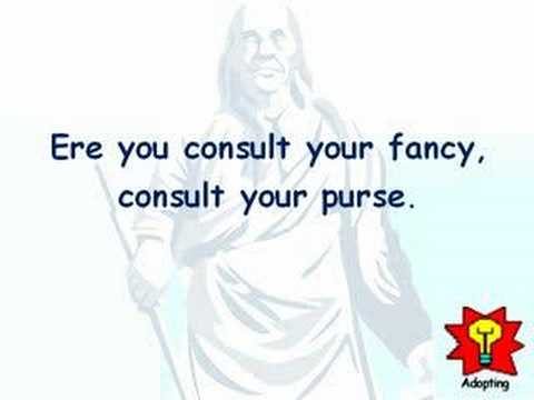 Creative Quotations from Benjamin Franklin for Jan 17