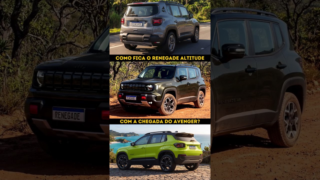 Como fica o Jeep Renegade com a chegada do Avenger?