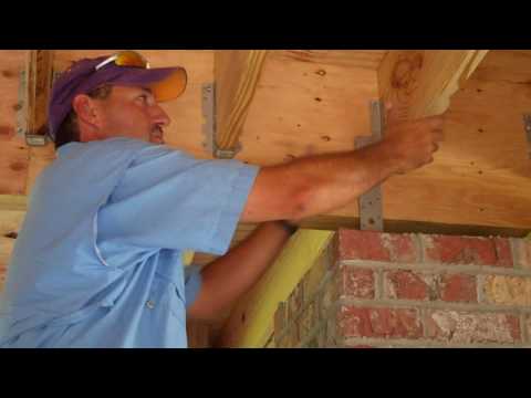 how to fasten hurricane ties