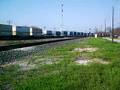 SB BNSF Stacker/Racker Crossing the Diamond @ Rosenberg TX