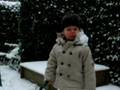 Meppel. Winter 2005. Sneeuwpop gemaakt. Maar dan...