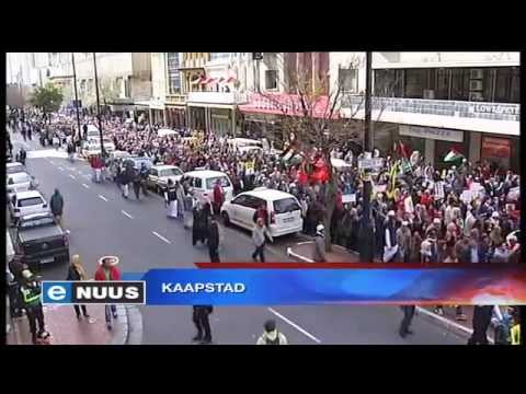 “Ons ondersteun die Palestyne” / “We support the Palestinian people” “Ons ondersteun die Palestyne” / “We support the Palestinian people”