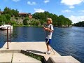 Fenelon Falls: The waterfalls &catching some sunfish