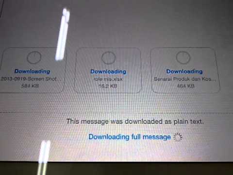 how to troubleshoot email attachment download problems