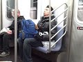 Cute Dog on Subway
