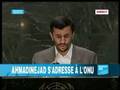 1-Ahmadinejad s'adresse à l'ONU 1/2 (en français)