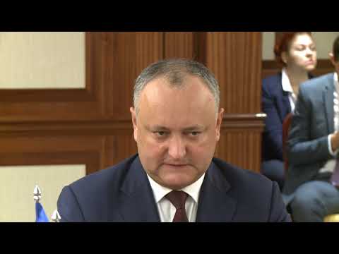 President of the country Igor Dodon held a meeting with Chairwoman of the Federation Council, Valentina Matvienko