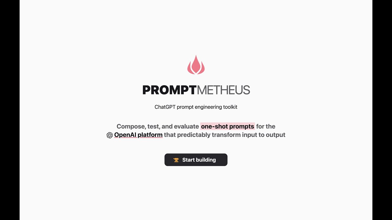 Promptmetheus – Prompt Engineering Demo