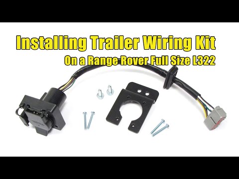 Trailer Wiring Kit Install Range Rover HSE 2010 – On