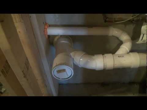 how to vent sewage ejector pump