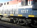 Maniobras de la ALCo RSD16 8257 en 2º y la EMD GT-22CW 9042 en 3º