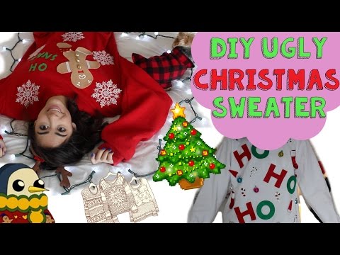 how to make ugly christmas sweater