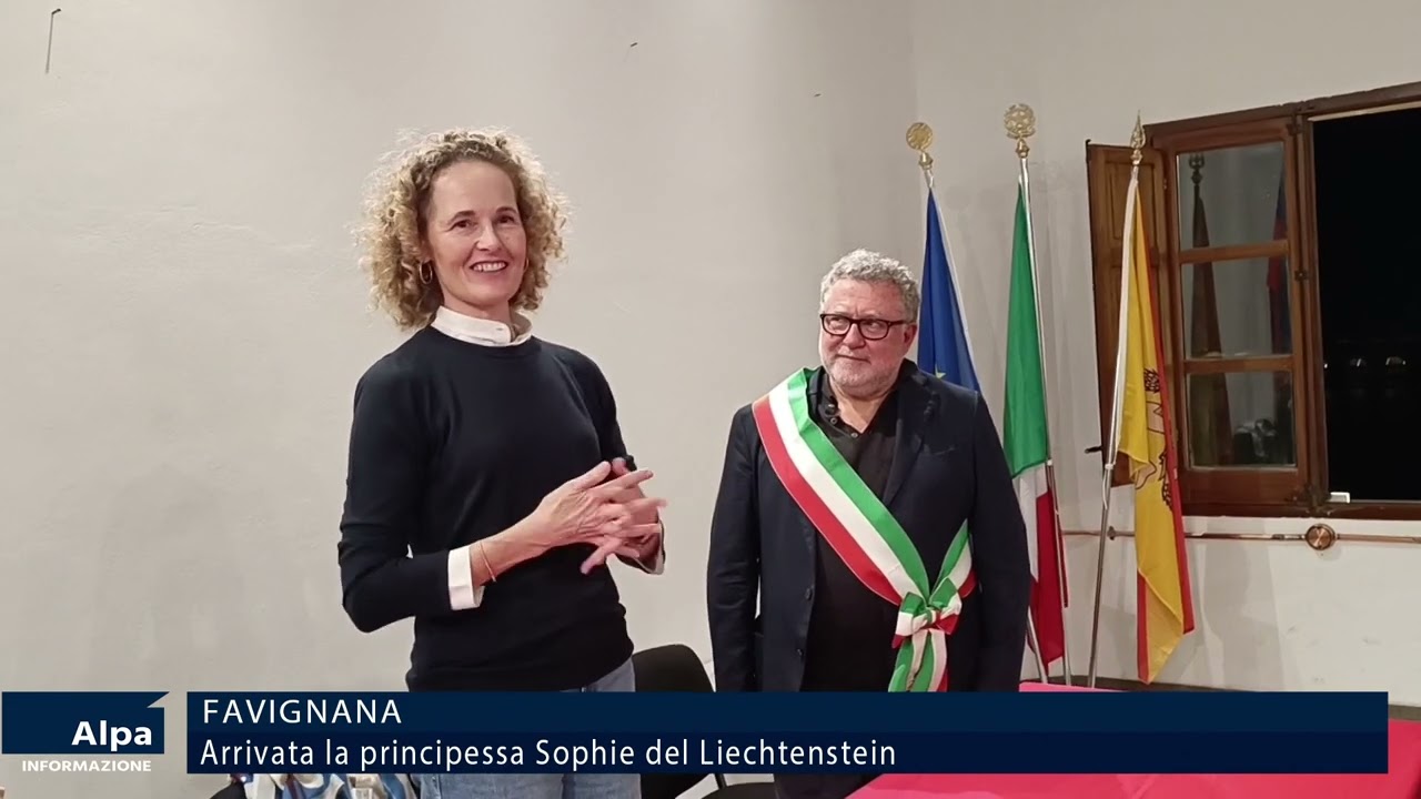 Arrivata a Favignana la principessa Sophie del Liechtenstein