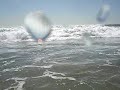 Playing in the waves