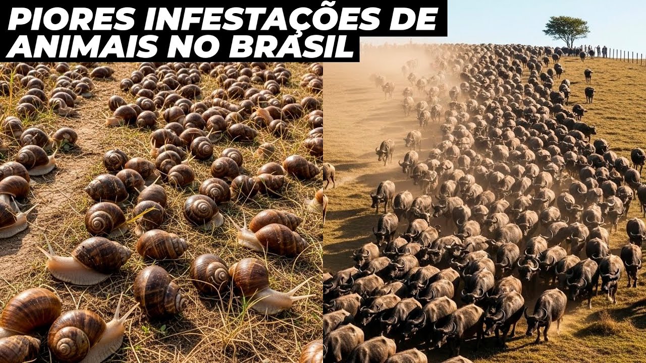 5 PIORES INFESTAÇÕES DE ANIMAIS INVASORES NO BRASIL