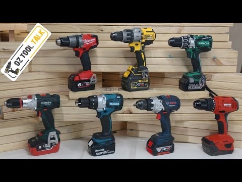 Brushless 18V Hammer Drill Fight - Milwaukee, Makita, Dewalt, Bosch, Hilti, Hitachi & Metabo