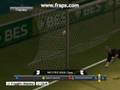 PES 09 back side of the foot goal