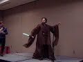 Slow motion Lightsaber display