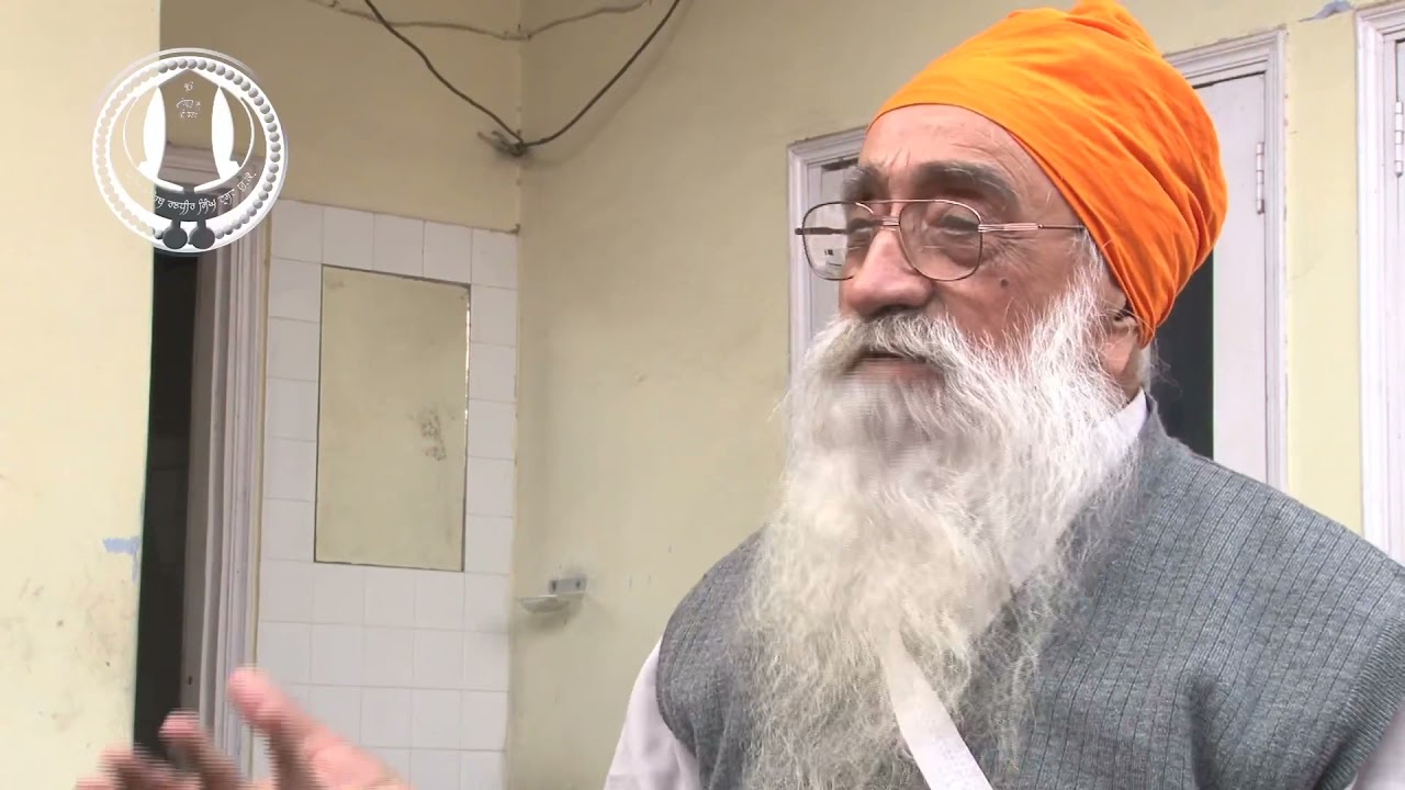 Principal Gurmukh Singh talking about a keertan experience
