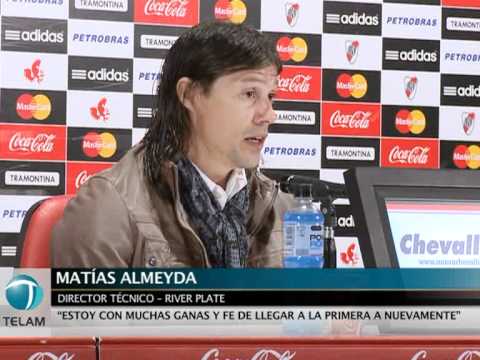 Conferencia de Almeyda en su primer d&iacute;a como t&eacute;cnico