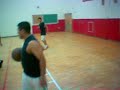 Me frens playing basketball at MSUM