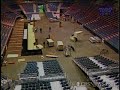 Making of NCAA Tournament Court Time-lapse video of the Bradley Center in Milwaukee, Wis. shows how the hockey rink is transformed into a basketball court for the 2010 NCAA basketball tournament.