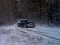 mercedes W 124 coupe im schnee