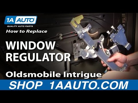 How to Install Replace Rear Power Window Regulator Olds Intrigue 98-02 1AAuto.com