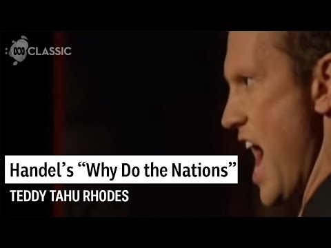 Nations - Baritone Teddy Tahu Rhodes sings Why Do the Nations from Handel's Messiah with the Orchestra of the Antipodes and conductor Antony Walker. Available from ABC...