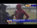 Spiderman in Hurricane Irene