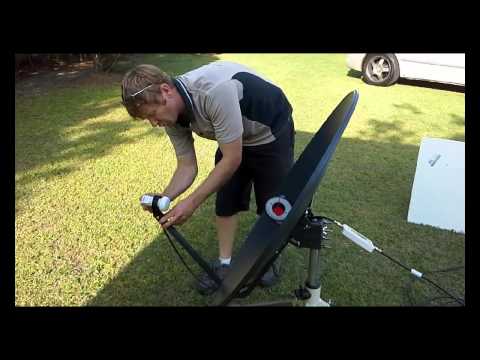 how to locate optus c1 satellite
