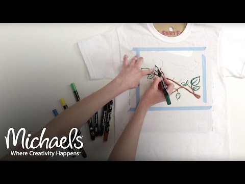 how to decorate a t shirt with fabric paint