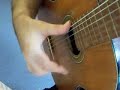 Flamenco guitar lesson - Triplet rasgueado - mii