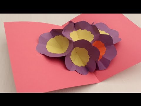 greeting - Hello Children! Let's Learn how to make a 3D Flower Pop Up Greeting Card in the most simple and easy way! Enjoy making the 3D Flower Pop Greeting Card and pr...